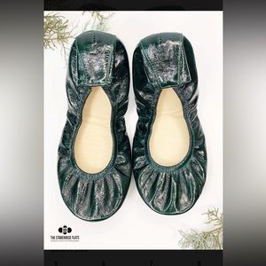 Pine Patent Oil Tanned flats